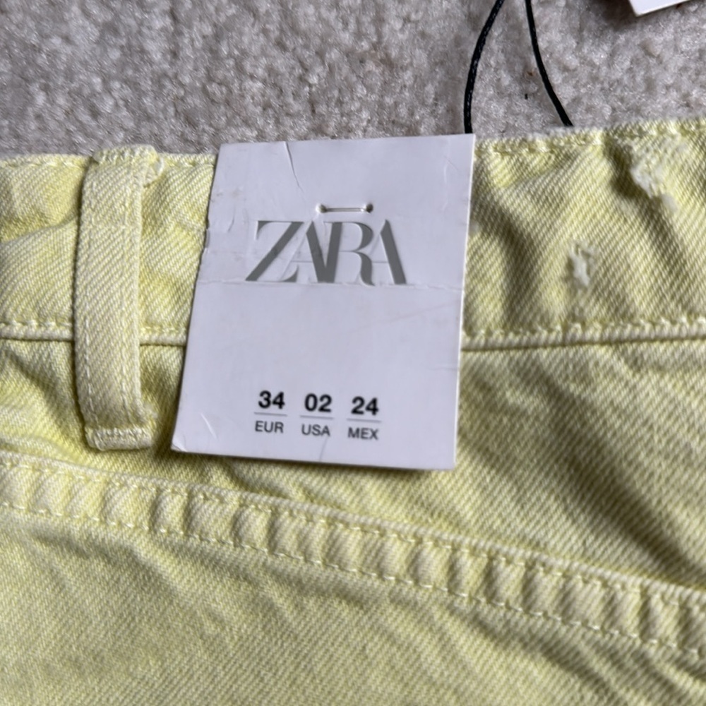 Jean shorts brand new size 2 Zara - Picture 3 of 5